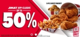 KFC’s 50% Off Unbeatable Offer in May 2024