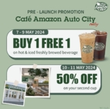 Café Amazon Auto City, Penang Pre-Launch Promotions May 2024
