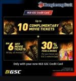 New GSC Hong Leong Bank RM6 Off & Concession Discount 2024