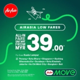 AirAsia Low Fares – Fly from MYR39 One Way Promo | June 2024