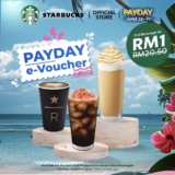 Starbucks Payday e-Voucher: Enjoy Your Second Beverage for Only RM1!