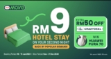 Get Your Second Night Stay for ONLY RM9 with AirAsia Hotels!