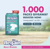 Get Your Free Sample of Regain Adult Diapers in July 2024!