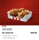 KFC 9.9 Sale 2024: Enjoy a Filling Feast for Just RM9.90!