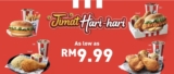 KFC Jimat Hari-Hari Deals 2024 | Combo Meals from RM 9.99