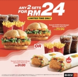 McDonald’s Malaysia: Any 2 Sweet Chilli Fish McValue Meals for RM24 – Limited Time Offer!