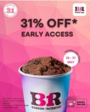 Baskin-Robbins Early Access: Get 31% OFF Handpacked Ice Cream on May 2025