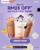 Get RM25 OFF Your First Tealive Order – Only on the Tealive App!