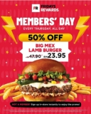 Score 50% Off the Big Mex Lamb Burger at TGI Friday’s – Every Thursday!