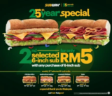 Subway Celebrates 25 Years in Malaysia with a Delicious Deal! (July 2024)