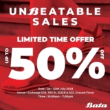 BATA’s Warehouse Sale-Up to 50%!