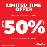 Bata: Up to 50% Off