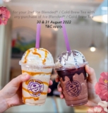 Coffee Bean & Tea Leaf second Ice Blended / Cold Brew Tea for only RM6.50