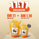 CHICHASanChen 11.11 Deals RM11+1.10 For 2 Iced Passion Tea