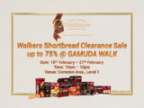 Walker’s Shortbread Clearance Sales up to 75%