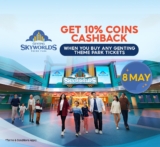 Shopee and Genting Skyworlds Offer 500 Coins Cashback on 8 May 2022