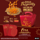 Indulge in the CNY 2024 McDonald’s Prosperity Lou Lou Box for just RM28.88