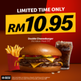 McDonald’s Double Cheeseburger McValue Meal at RM10.95