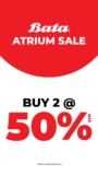 BATA EMART MATANG: BUY 2 @50% OFF