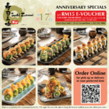 Sushi Zanmai – Celebrating 17 Years with Exclusive Anniversary Specials | April – May 2024