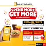 Spend More, Get More: McDonald’s App Rewards 2024