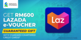 Free Lazada RM600 Voucher with Chartered Credit Cards Promotion
