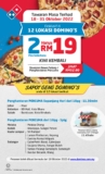 Promosi Domino’s 2 Piza Sederhana Hanya RM19 Kini Kembali