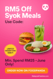 RM5 Off Syok Meals – Foodpanda June 2025 Promo Code