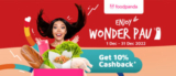 Boost Offers up to 10% WonderPAU Cashback with foodpanda