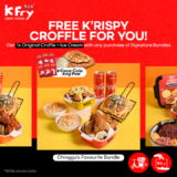 K Fry FREE 1x Original Croffle  and Coca-Cola Angpow