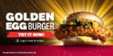 KFC Golden Egg Burger 2023