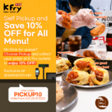 K Fry Save 10% OFF for Self Pickup