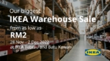 IKEA Batu Kawan & Tebrau Warehouse Clearance With Deals As Low As RM2!