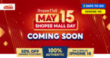 Shopee Mall Day 15 May 2023 Vouchers