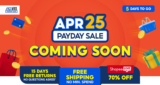 Shopee Payday Sale Apr 2024: Up to RM25 Off Vouchers!