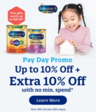 Enfagrow Pay Day Promo for October 2021