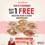 Secret Recipe’s “Gaji Coming” Special: Buy 1 Free 1 Main Course + Free Ice Cream on 29th September 2024