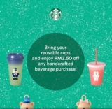 Starbucks RM2.50 off ANY handcrafted beverage purchase