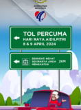 PLUS Malaysia Presents Highway Free Toll Raya 2024 Promotion