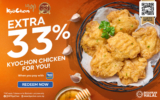 Celebrate KyoChon 1991’s 33rd Anniversary with Extra 33% Chicken When You Pay Using Touch ‘n Go!