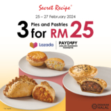 Secret Recipe Feb Special Promo: RM25 for 3 Pies & Pastries – Don’t Miss Out!