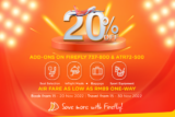 Firefly Airlines Buy Now, Pay Less – 20% discount on add-on