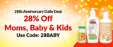 iHerb 28th Anniversary: 28% Off Mom, Baby & Kids Collection + Exclusive PayLater by Grab Deal (September 2024)