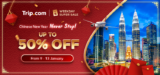 Trip.com Celebrates Chinese New Year 2023 with 50% Off Deals