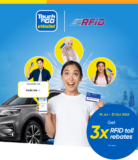 TNG RFID 3x toll rebates for you & your friends
