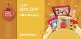 GrabMart Up to 50% OFF + FREE delivery Promotion